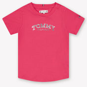 Tommy Hilfiger Baby Mädchen T-Shirt in Dunkelrosa