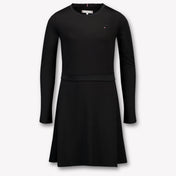 Tommy Hilfiger Ragazzo Ragazze Vestito Nero