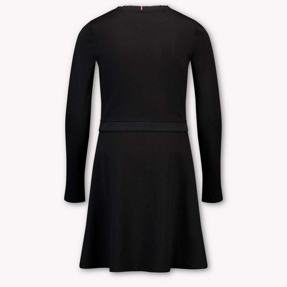 Tommy Hilfiger Ragazzo Ragazze Vestito Nero