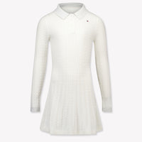 Tommy Hilfiger Kinder Meisjes Jurk In Off White