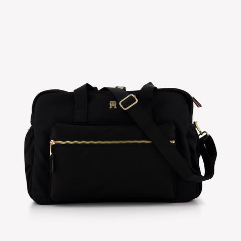 Tommy Hilfiger Baby Unisex Wickeltasche in Schwarz