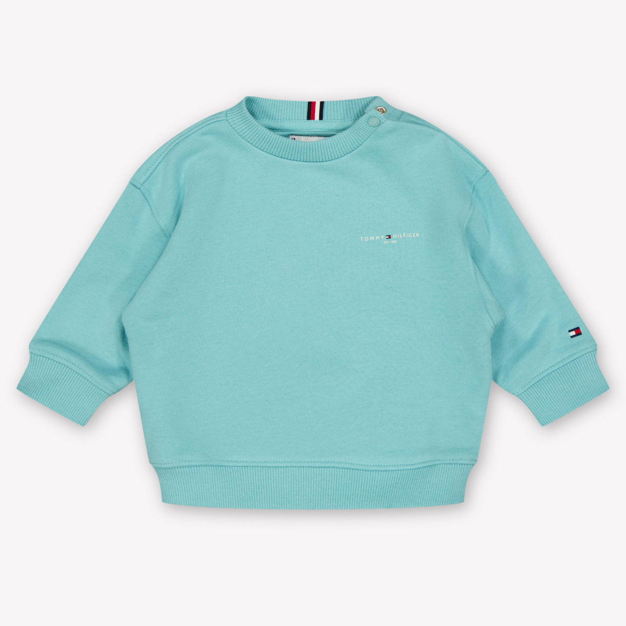 Tommy Hilfiger Bébé Unisexe Pull en turquoise