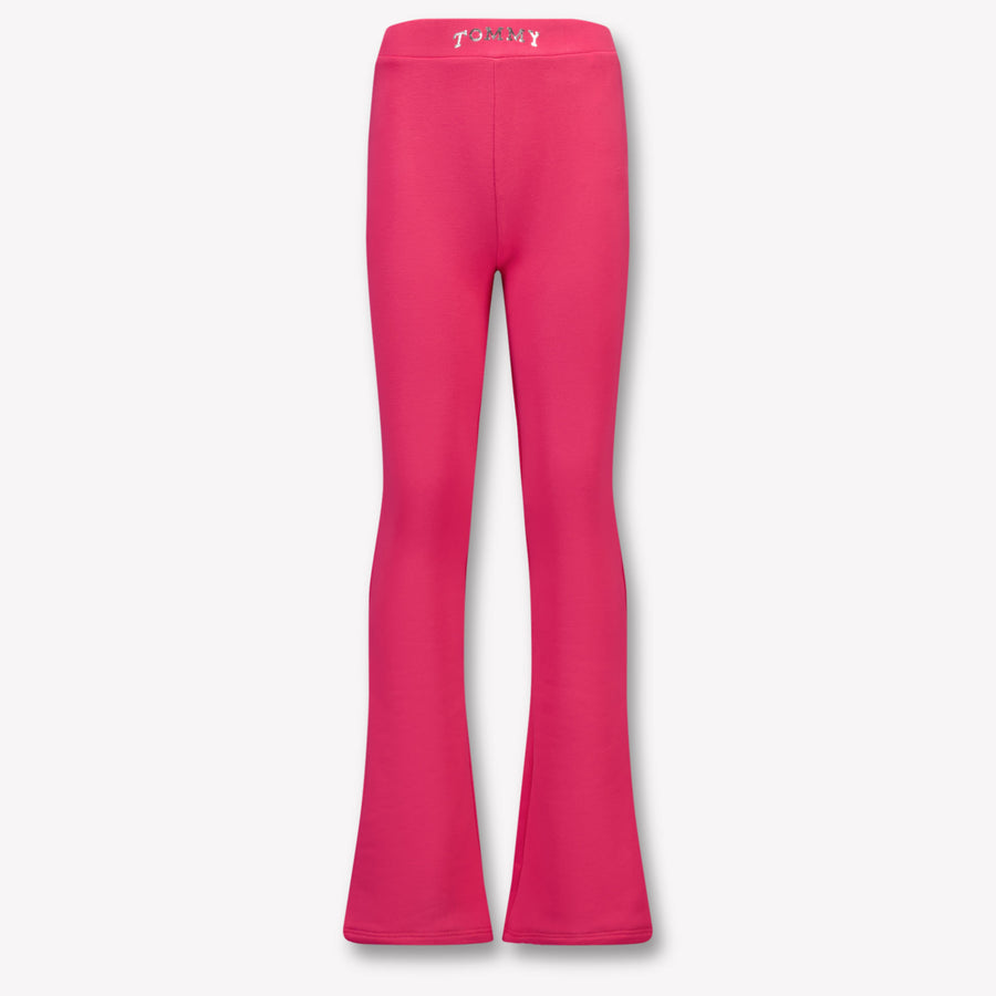 Tommy Hilfiger Mädchen Leggings in Dunkelrosa