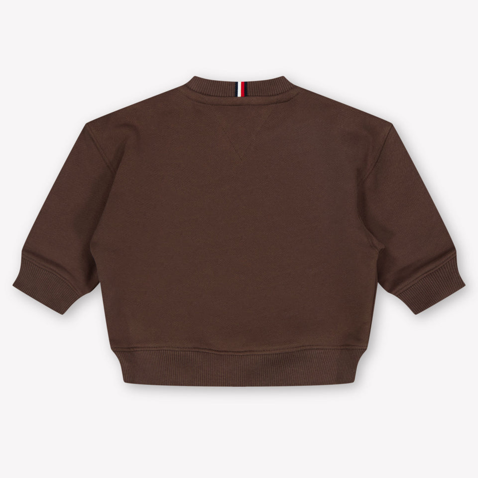Tommy Hilfiger Bébé Unisexe Pull Marron