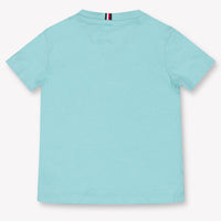 Tommy Hilfiger Bébé Unisexe T-shirt en turquoise