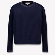 Tommy Hilfiger Kinder Mädchen Pullover in Marineblau