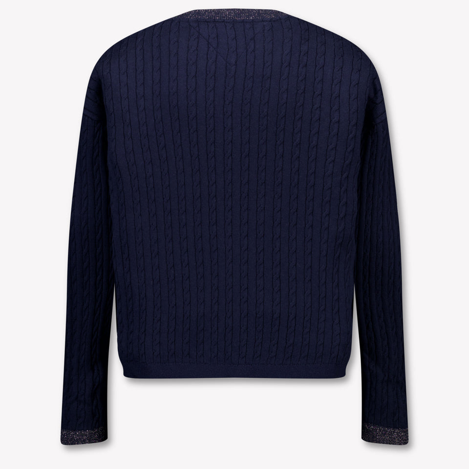 Tommy Hilfiger Kinder Mädchen Pullover in Marineblau