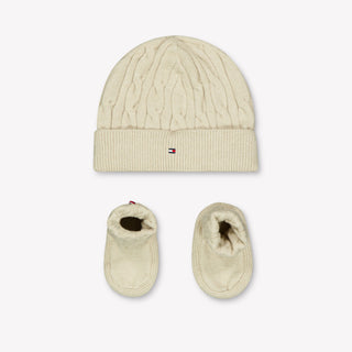 Tommy Hilfiger Bébé Unisexe Se promener dans Beige Clair