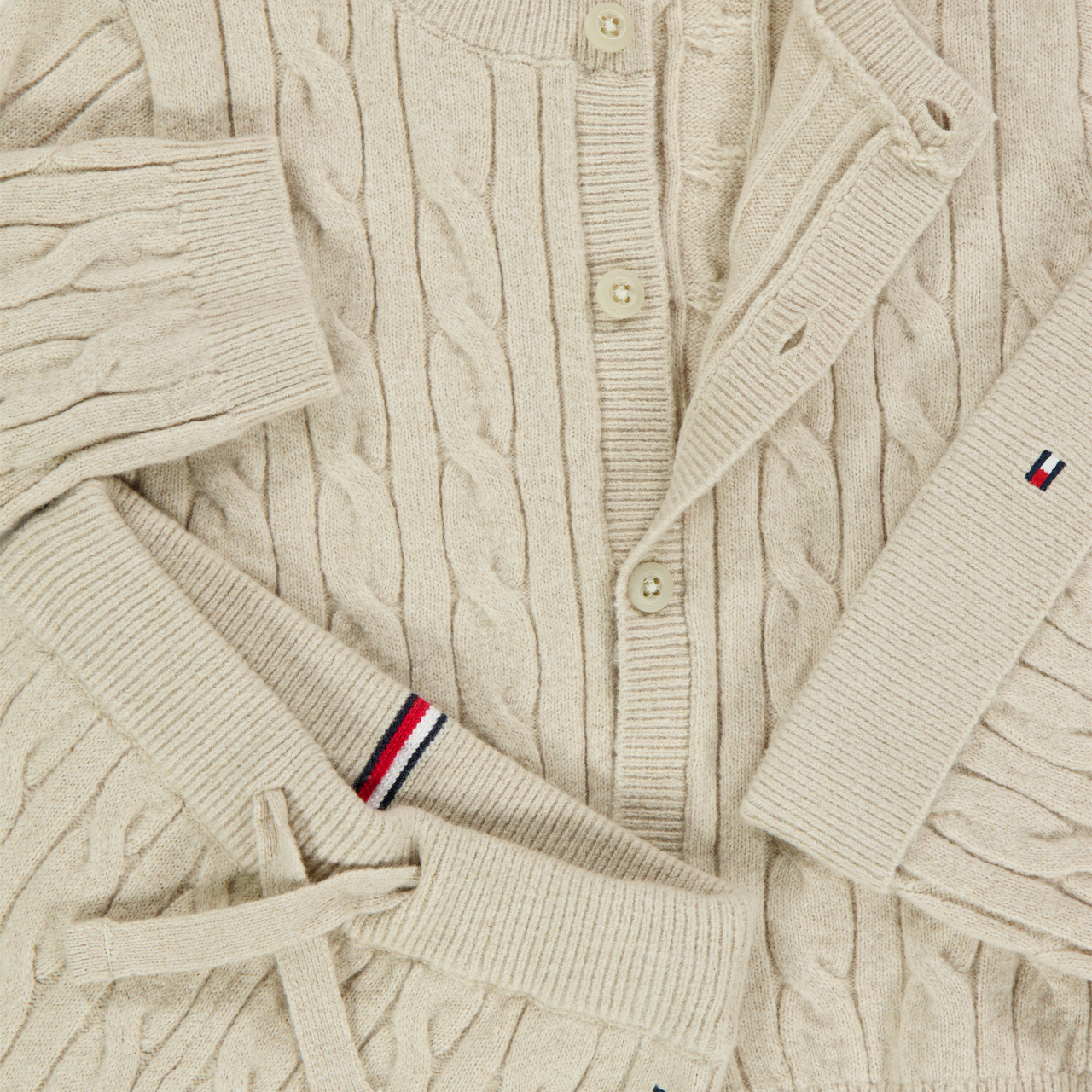 Tommy Hilfiger Bébé Unisexe Se présenter Beige Clair