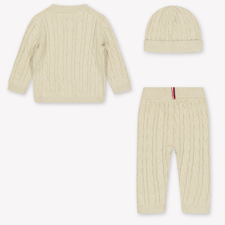 Tommy Hilfiger Baby Unisex eingestellt in Helles Beige