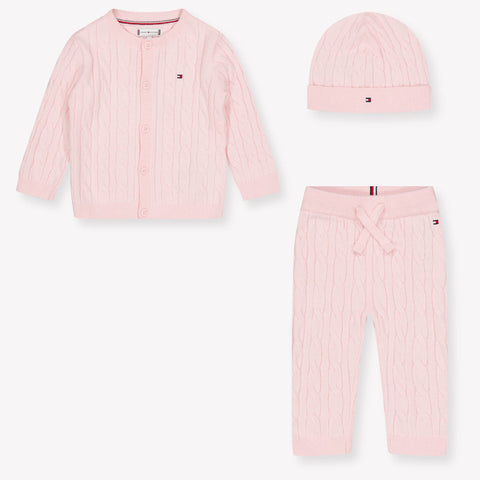 Tommy Hilfiger Baby Unisex eingestellt in Hellrosa