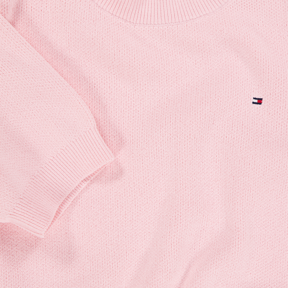 Tommy Hilfiger Niño Chicas Suéter en Rosa claro