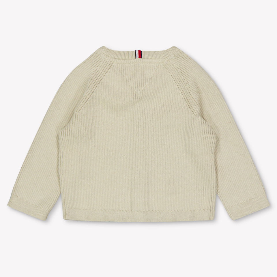 Tommy Hilfiger Bebé Unisex Chaleco Beige claro