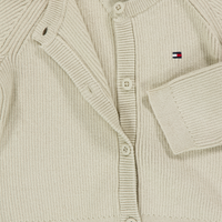 Tommy Hilfiger Bebé Unisex Chaleco Beige claro