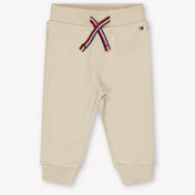 Tommy Hilfiger Bébé Unisexe Pantalon Beige Clair