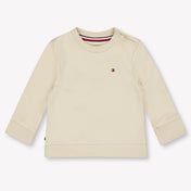 Tommy Hilfiger Baby Unisex Sweater in Light Beige