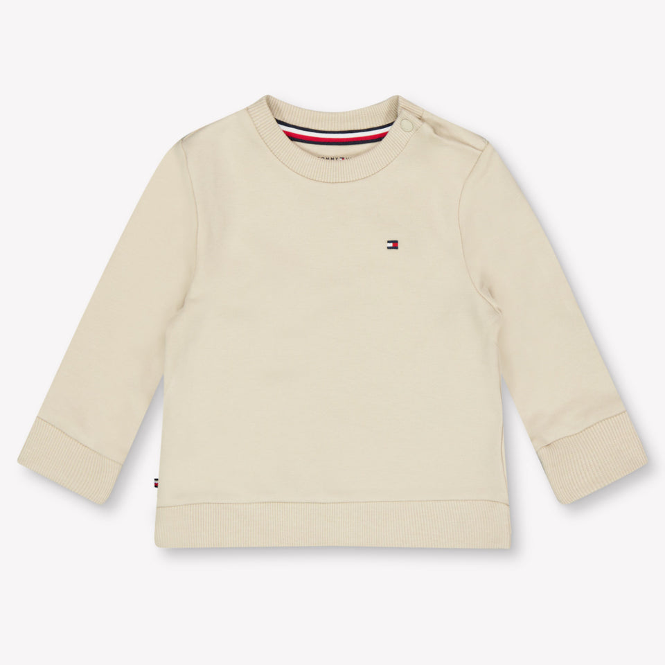Tommy Hilfiger Baby Unisex Sweater in Light Beige