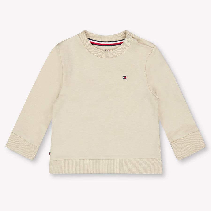 Tommy Hilfiger Bébé Unisexe Pull Beige Clair