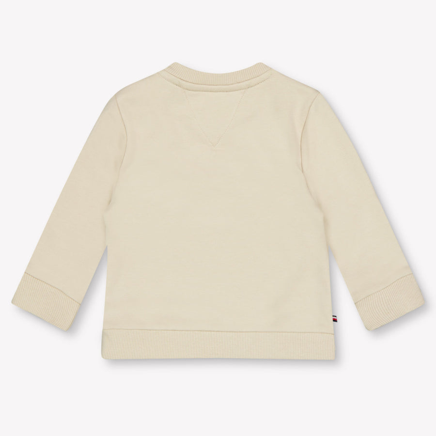 Tommy Hilfiger Bébé Unisexe Pull Beige Clair