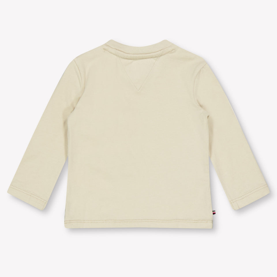 Tommy Hilfiger Bébé Unisexe T-shirt Beige Clair