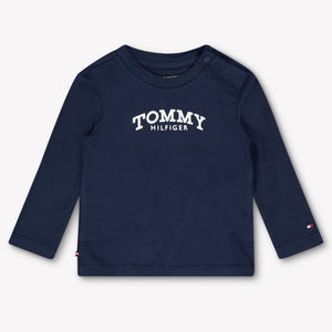 Tommy Hilfiger Bébé Unisexe T-shirt Navy
