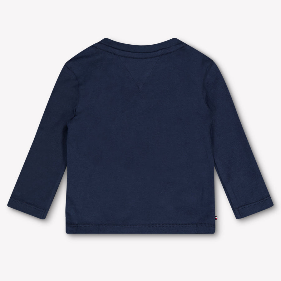 Tommy Hilfiger Bébé Unisexe T-shirt Navy