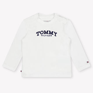 Tommy Hilfiger Baby Unisex T-Shirt In Wit