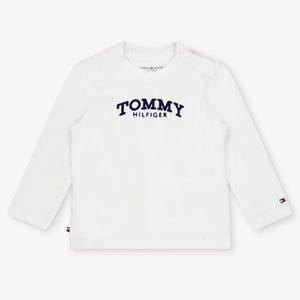 Tommy Hilfiger Baby Unisex T-Shirt In Wit