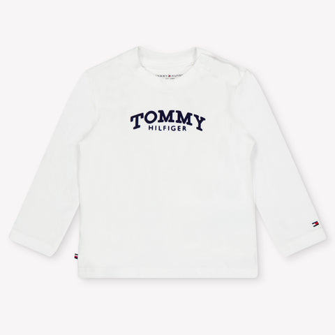 Tommy Hilfiger Bebé Unisex Camiseta en Blanco