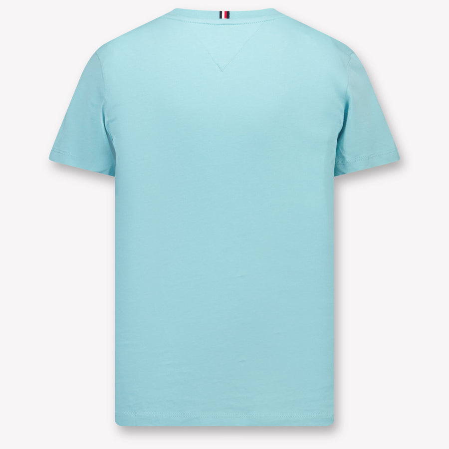 Tommy Hilfiger Enfant Unisexe T-shirt en turquoise