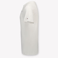 Tommy Hilfiger Niño Unisex Camiseta en Blanco Roto