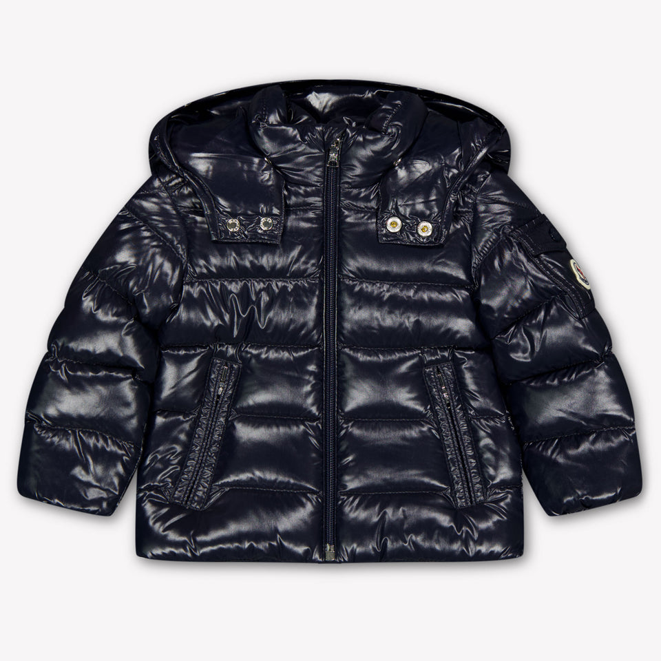 Moncler Maya Baby Boys Jackets In Navy