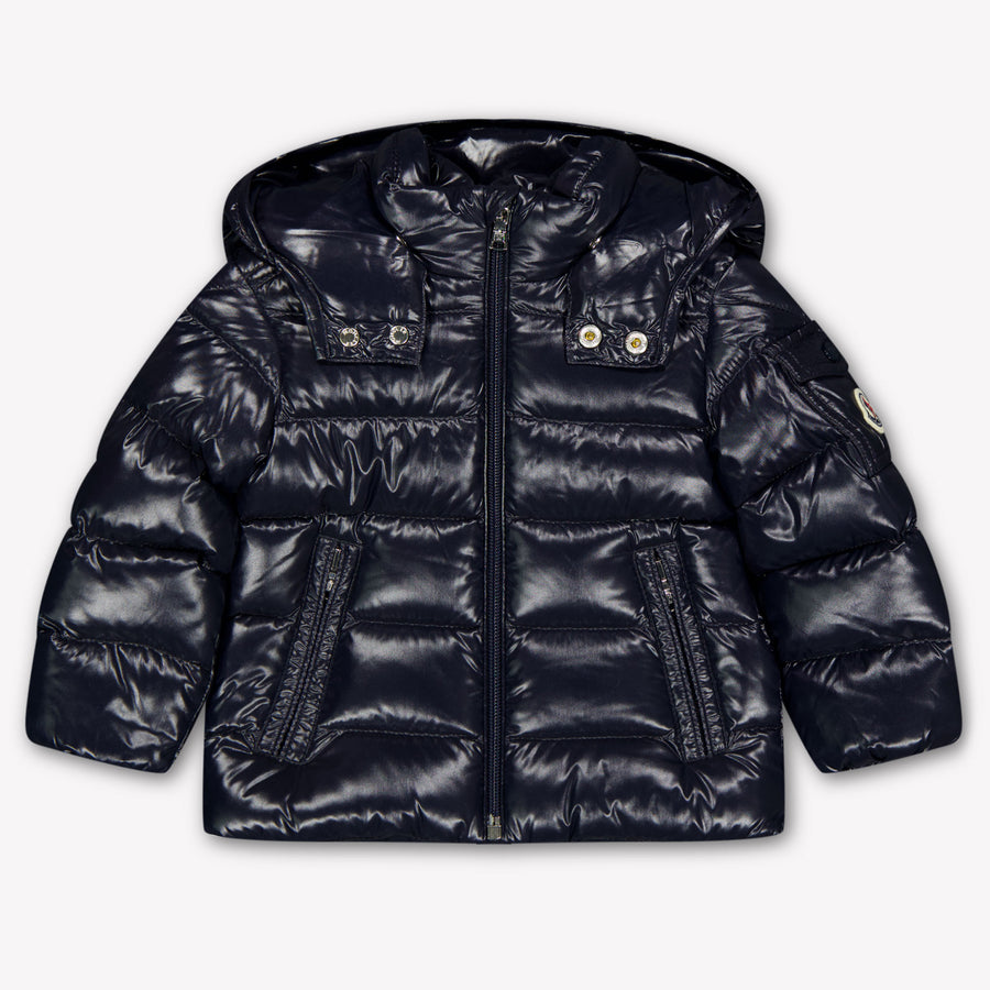 Moncler Bébé Maya Garçons Manteaux d'hiver Navy