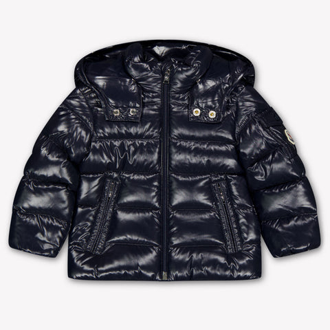 Moncler Maya Baby Ragazzi Cappotti invernali dentro Navy