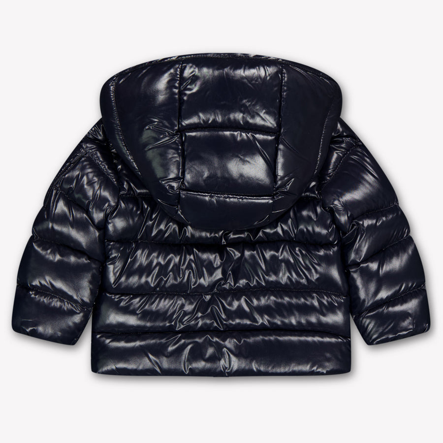 Moncler Bébé Maya Garçons Manteaux d'hiver Navy