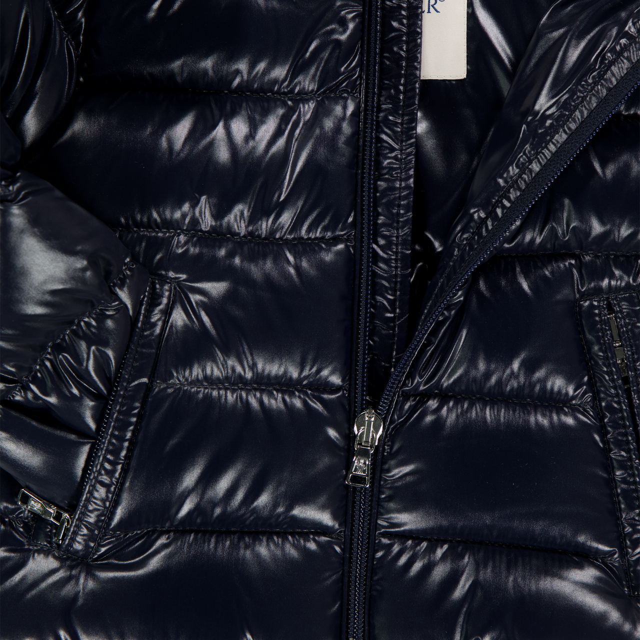 Moncler Bébé Maya Garçons Manteaux d'hiver Navy