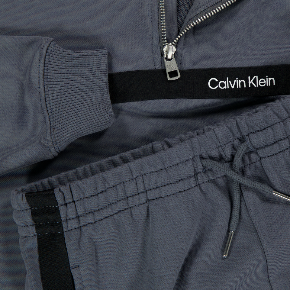 Calvin Klein Enfants Garçons Survêtement de jogging Gris Foncé