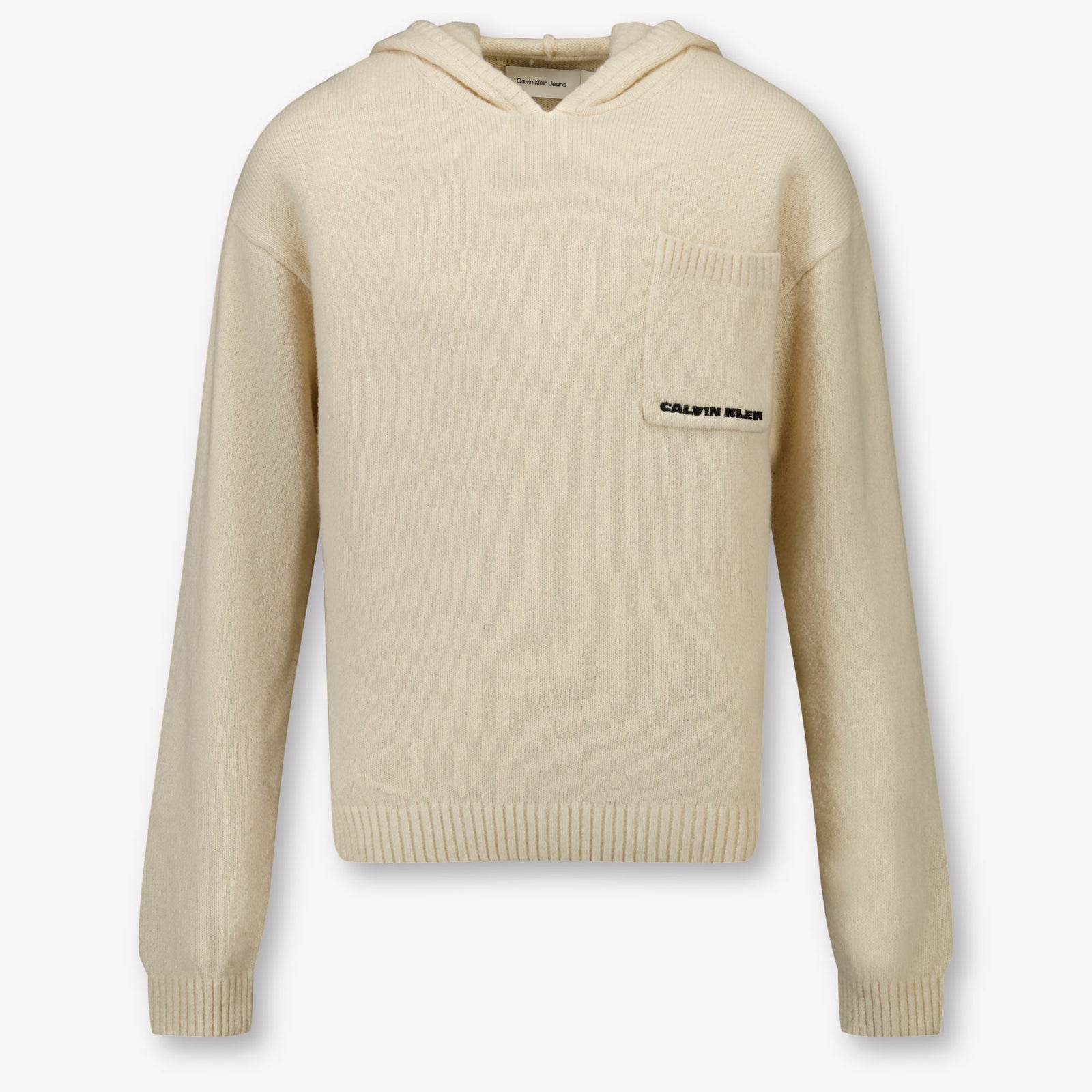Calvin Klein Bambini Ragazzi Maglione dentro Beige Chiaro