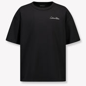 Calvin Klein Kinder Jongens T-Shirt In Zwart