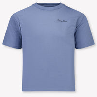 Calvin Klein Niños Chicos Camiseta adentro Azul Claro