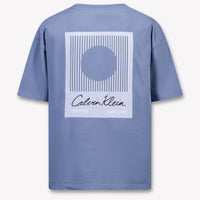 Calvin Klein Niños Chicos Camiseta adentro Azul Claro