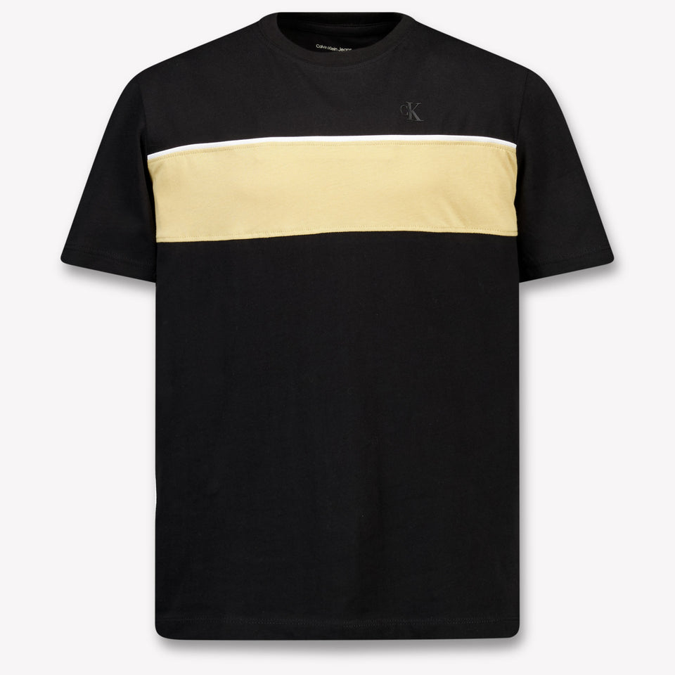 Calvin Klein Kinder Jungen T-Shirt In Schwarz