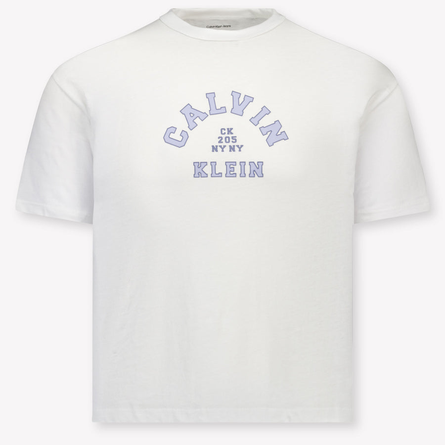 Calvin Klein Bambini Ragazzi Maglietta dentro Bianco