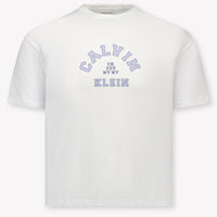 Calvin Klein Kinder Jungen T-Shirt In Weiß