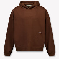 Calvin Klein Enfants Filles Pull en Marron
