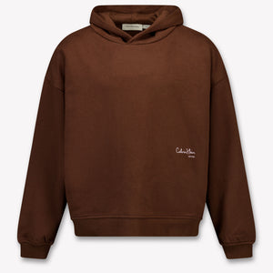 Calvin Klein Enfants Filles Pull en Marron