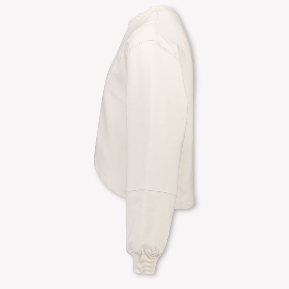 Calvin Klein Kids Girls Sweater In OffWhite