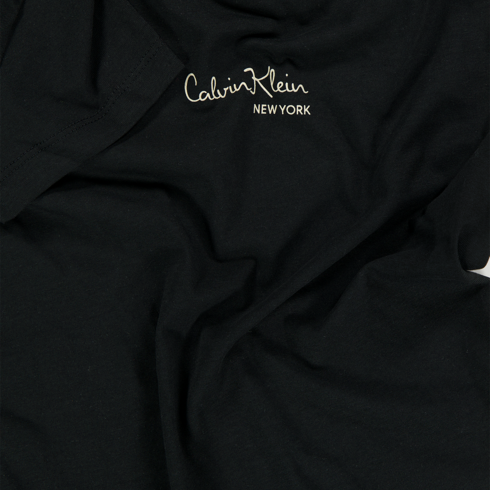 Calvin Klein Kinder Meisjes T-Shirt In Zwart