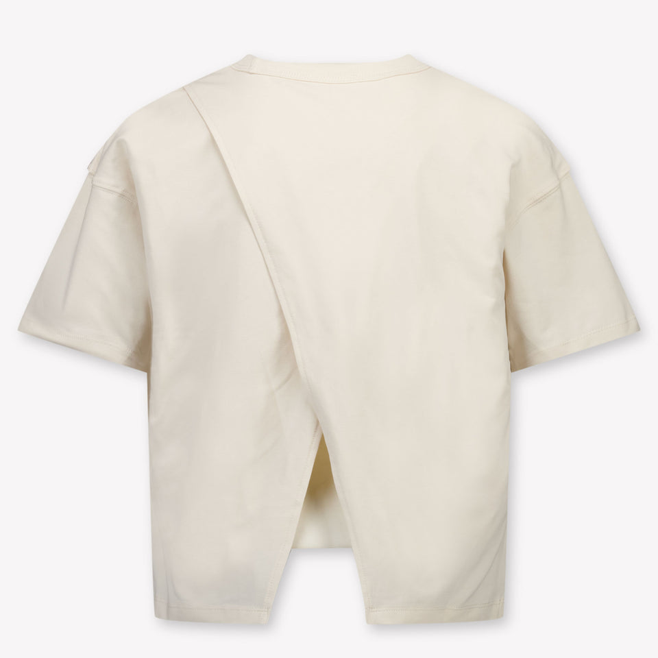 Calvin Klein Bambini Ragazze Maglietta dentro Off White