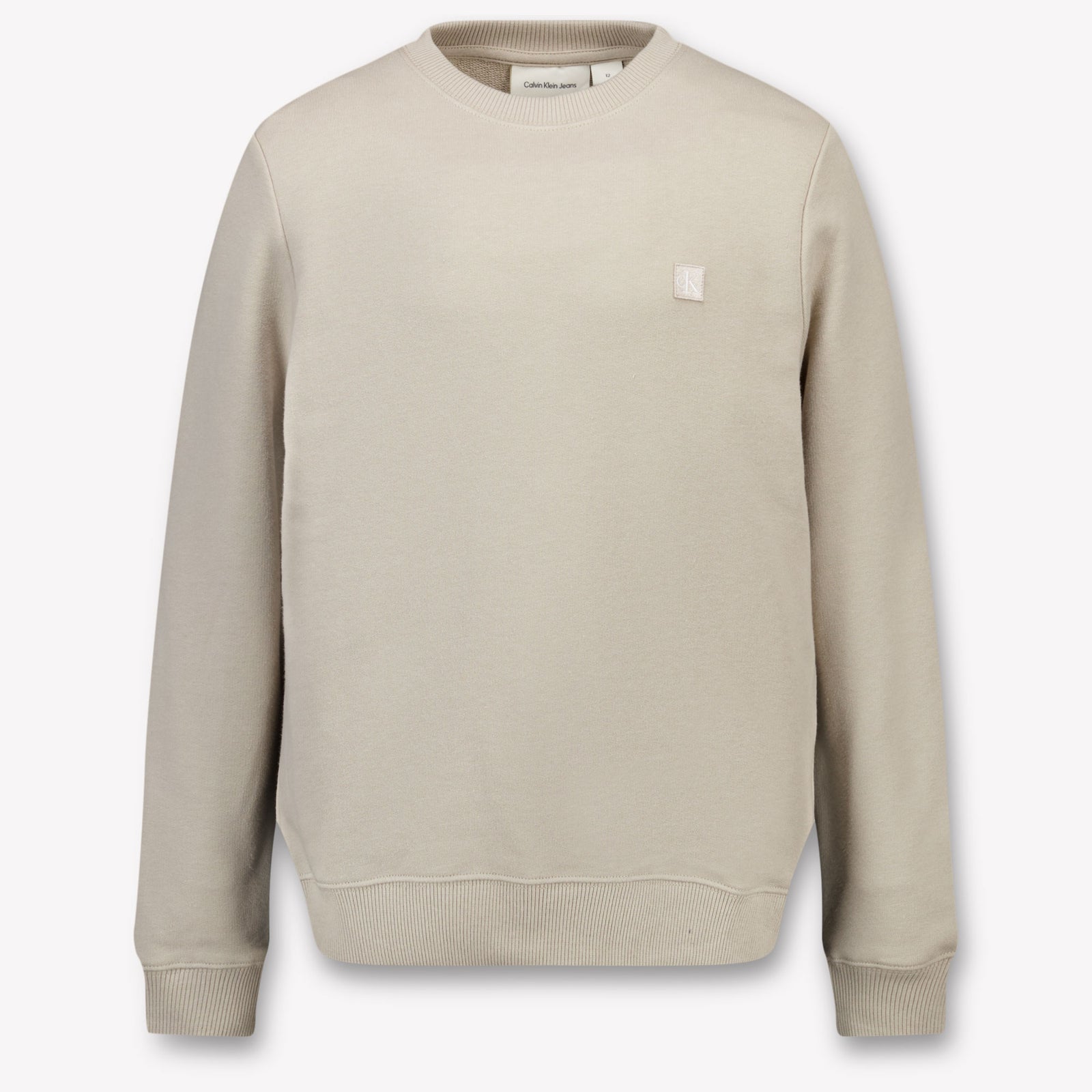 Calvin Klein Bambini Unisex Maglione dentro Beige Chiaro